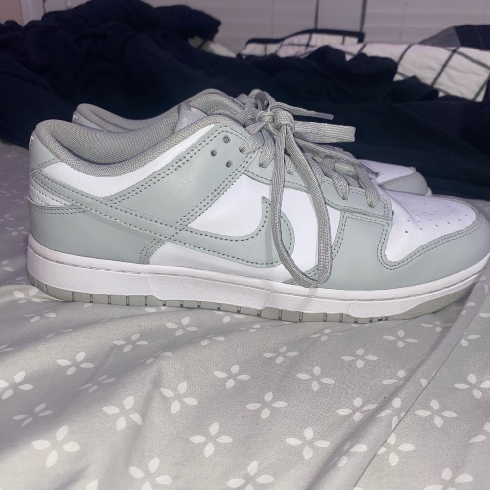 Nike Dunk Low Gray and White Sneakers